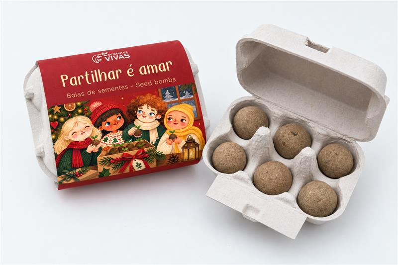 Partilhar é amar - Bombas de Sementes, edição especial de Natal