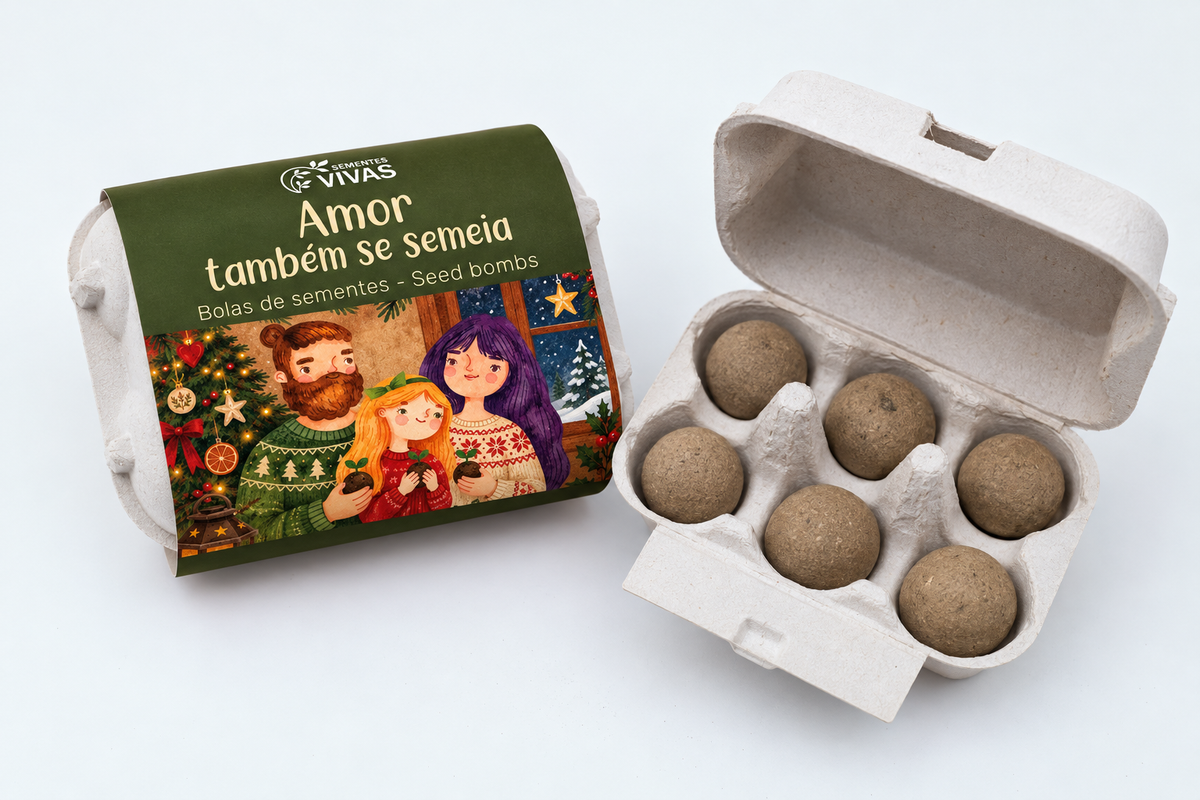 Amor também se semeia - Bombas de Sementes, edição especial de Natal