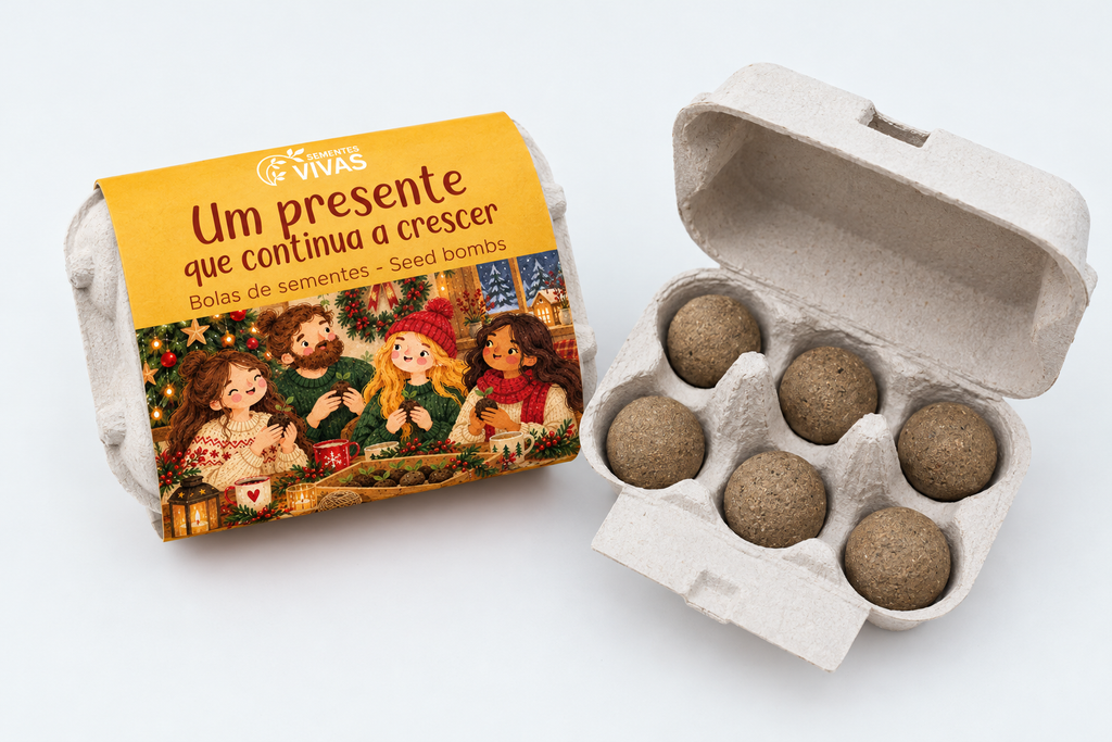 Um presente que continua a crescer - Bombas de Sementes, edição especial de Natal