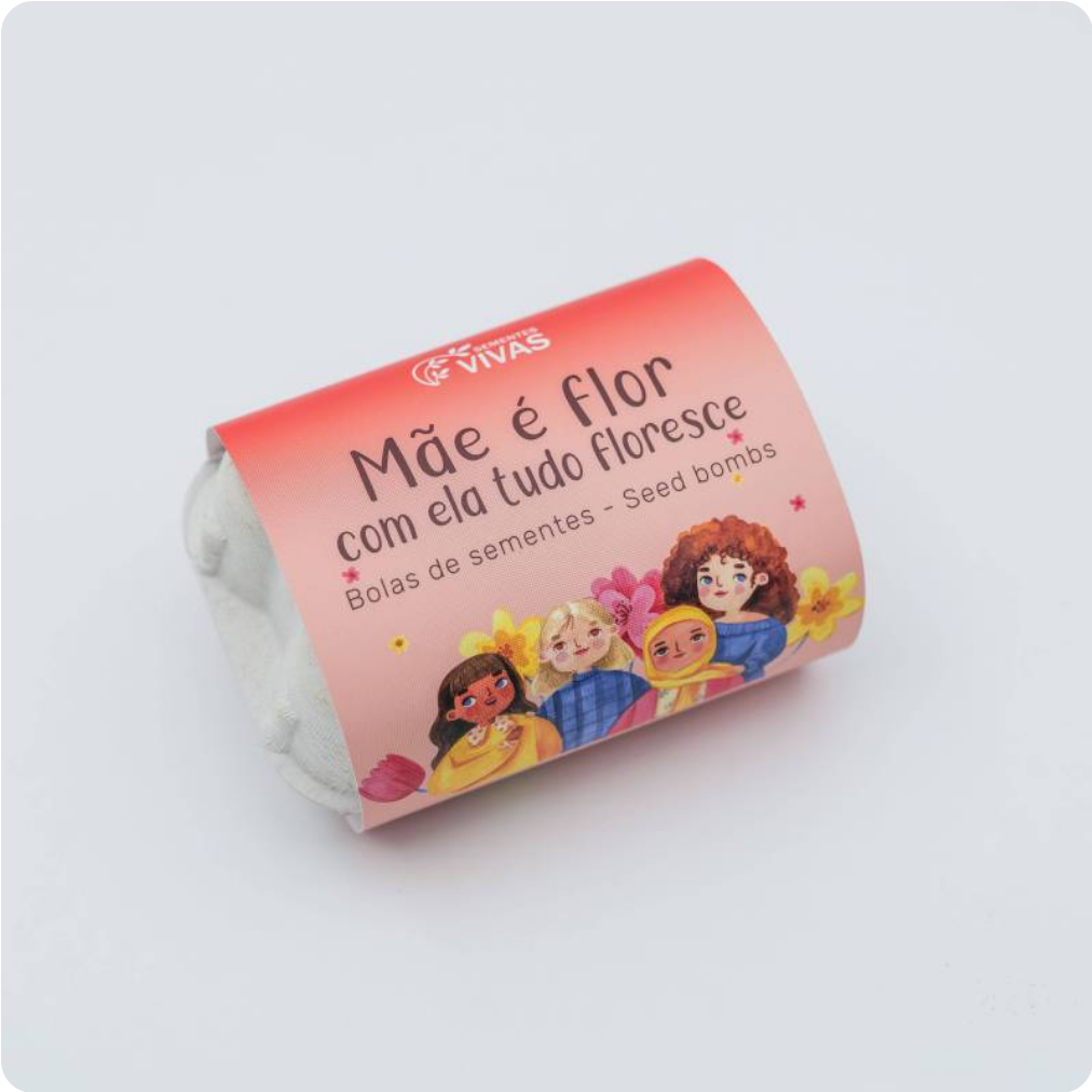 Mãe é Flor - Bombas de Sementes